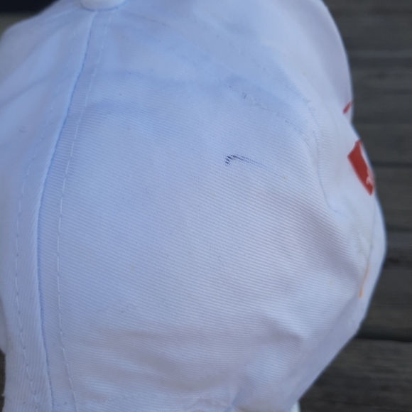 Vintage 90s Detroit Lions Kmart Promo Stadium Game Day White Trucker Hat *FLAWS* - Picture 10 of 16